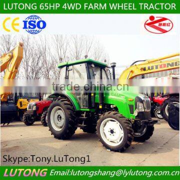 2014 HOT SELL LUTONG 60-65HP 4WD FARM WHEEL TRACTOR/XINCHAI Engine/Shuttle Shift/Gear 12F+12R/CE&ISO