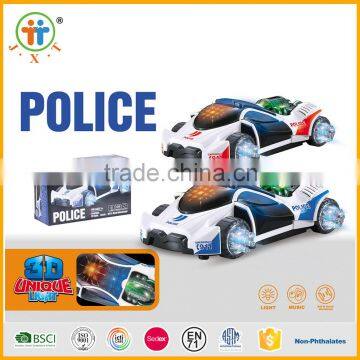 2016 New style flashing light mini supre police car with music for kids