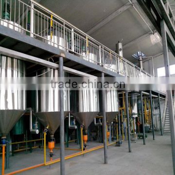 ISO&CE certificate soybean crude oil refining machine for Uzbekistan