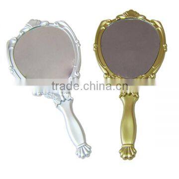 young girls anti broken handy makeup mirror /single side embrossed butterfly handheld mirror