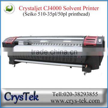 3.2m Crystaljet CJ4000 printing machine for flex banner (spt 510 head)