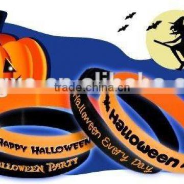 happy Halloween silicone bracelet customer OEM bracelet