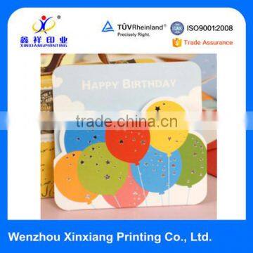Full Color Printing Creative Handmade Birthday Card Designs Greeting Cards With Hot Foil photo-3