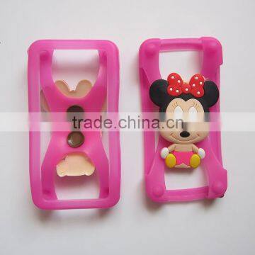 3D Cartoon Phone Case Universal Cell Phone Silicone Bracelet Bumper photo-6