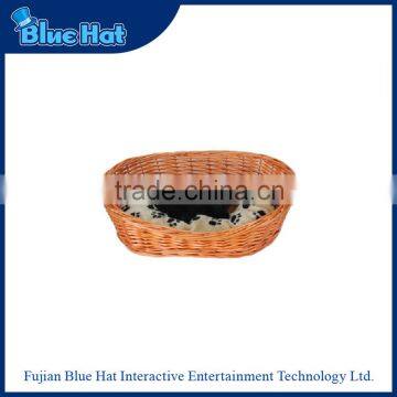 wholesale excellent quality handmade wicker dog bed