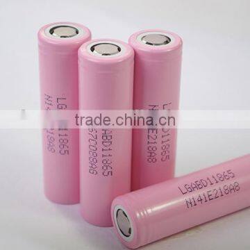 3.7v Rechargeable lg 18650 li ion battery 3000mah                        
                                                Quality Choice