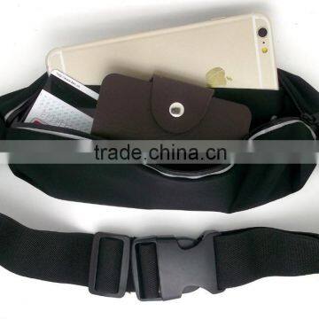 Fashion Universal Running Waist Belt for IPhone 6/6S,6/6S Plus,Galaxy S5,S6,Note 4/5 w/ OtterBox/LifeProof Cases (Black) photo-5