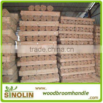 natural wooden broom handles with low price