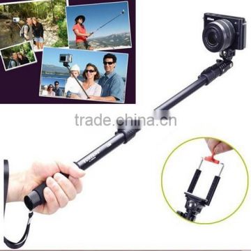 New Style Handheld Mobile Phone Tripod Monopod Aluminum Adjustable 42-123CM Telescopic Camera Extendable Holder with Clip Mount