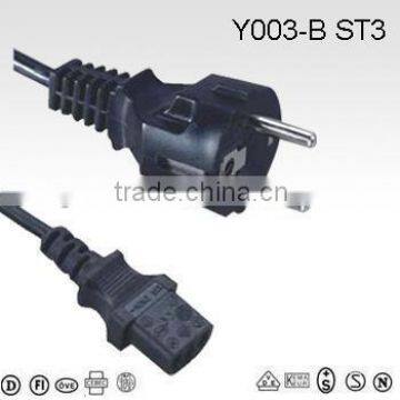 European extension power cord/VDE extension power cord/Euro extension power plug