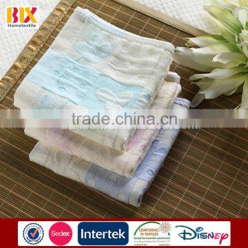 100% cotton no terry soft yarn dyed jacquard hand towels