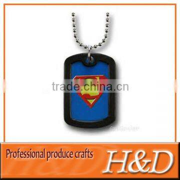 2013 Customized Rectangle Metal decorative dog tags for large supply