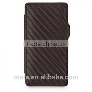 Genuine Cow Leather Case For Business Men For Sony Xperia Z5