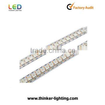 Advertising lamp WS2812B led strips IC chip programmable led digital flexible strip with 5v built in 144LED/M smd 5050 WW