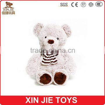 lovely stuffed teddy bear toy with scarf