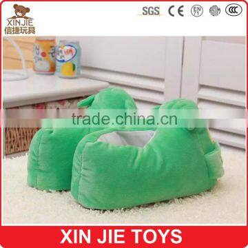 High Quality Plush Owl Slippers Pink Plush Animal Slippers for Girls Green Owl Plush Slippers photo-3
