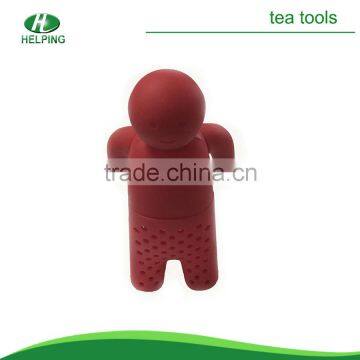 Wholesale silicone Mr tea infuser/tea strainer/teatool