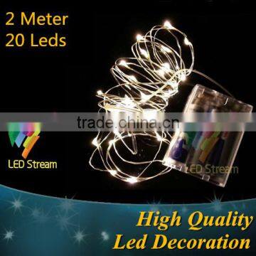 6.6FT Warm white Christmas String Lights