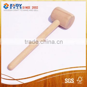 wood hammer head with wood handle