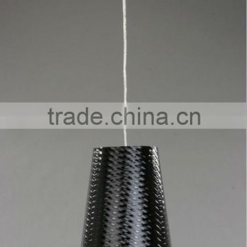 1 Light pendant lamp plastic undertone black pendant lamp/light with UL certificate