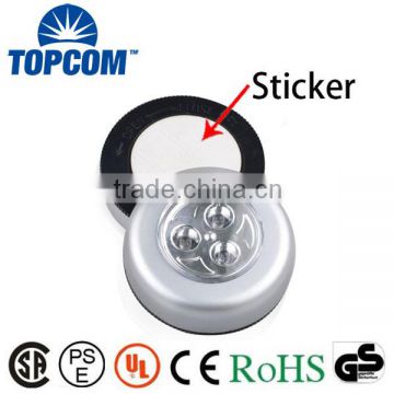 3 LED Battery Powered Tap Light Wall Kitchen Closet Lighting Touch Light                        
                                                Quality Choice
                                                    Most Popular