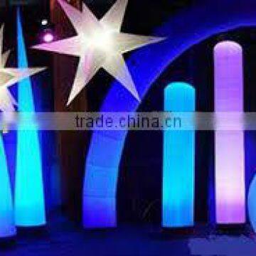 white decoration led light inflatable stars,inflatable hanging decoration,inflatable lighting decoration