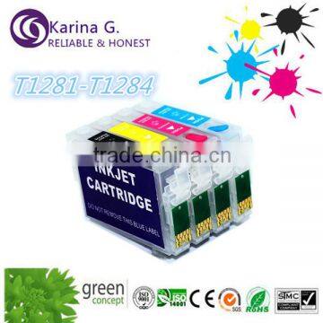 China supplier,with superior quality refill ink cartridge for Epson T1281 series