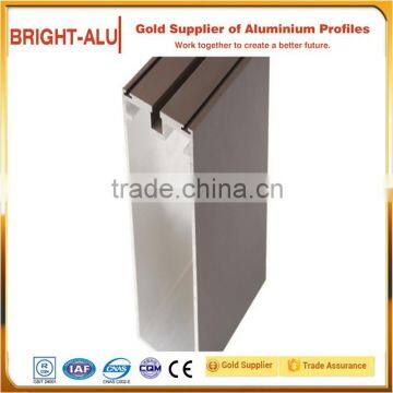 Exterior and interior aluminium extrusion unitized curtain wall profile