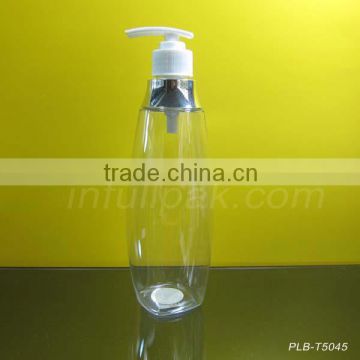 500ml Clear PET Shampoo bottle