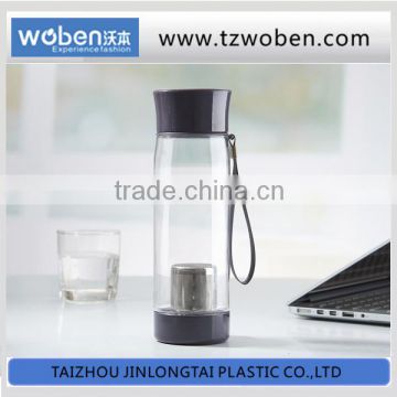 hot sale 600ML plastic tea bottle with filter