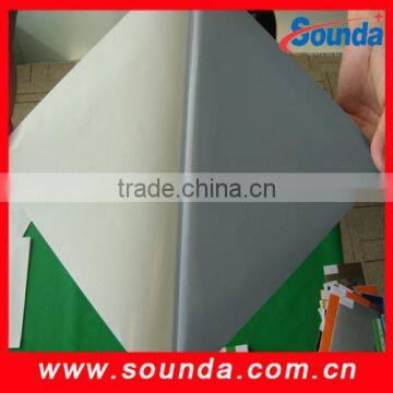 Grey Self Adhesive Vinyl Bubble Free Printing Car Sticker