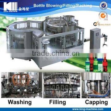 Carbonated soda drinking filling machine / bottling equipment