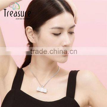 Foreign Trade Big-name Fashion Jewelry Temperament Full of Diamond Alloy Necklace Silver Necklace Wholesale European and America photo-5