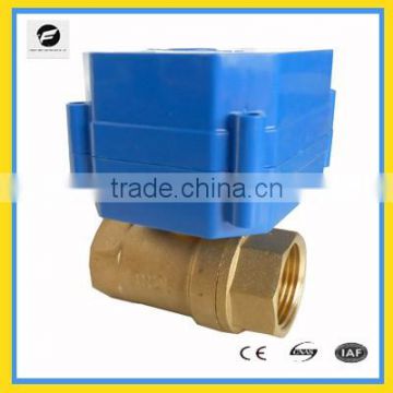 CWX-60 two way electric water control valve 1" brass CR05 full port