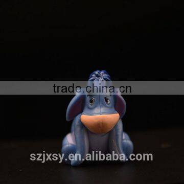 custom cartoon animal figure resin donkey eeyore