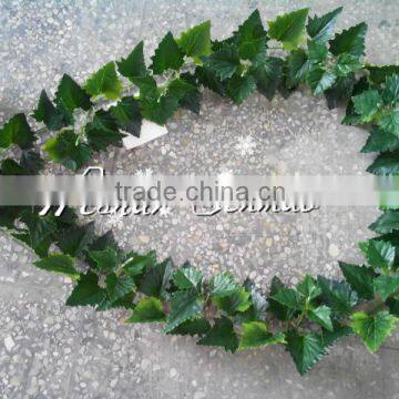 PE material artificial leaves vine fake hanging vines for ceiling decor