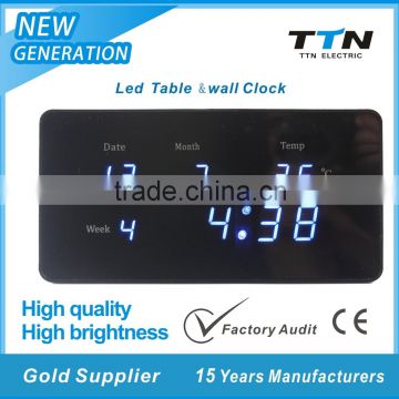 blue led clock Low price small led digital clock