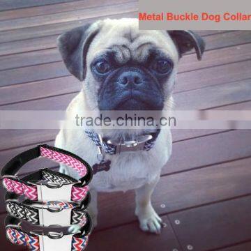 Top Sale Personalized Engraved Zinc-alloy Metal Buckle Dog Collar