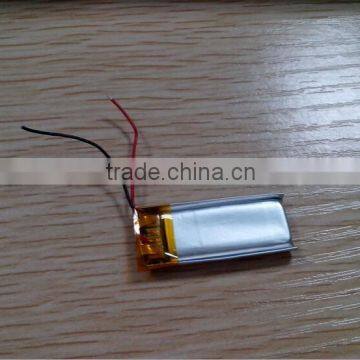 036989 3mm thickness ultra thin lithium ion polymer battery 2400mah 3.7v small li-po battery