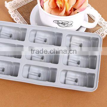 100% Food Grade Easter Island Statues Shape Silicon Ice Tray