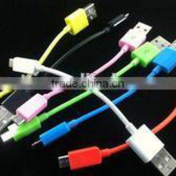 2014 hot sell short micro usb cable for android phone