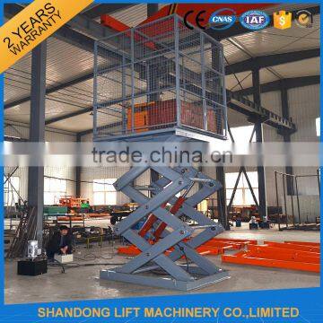 hydraulic fork lifter mini electric scissor lift platform portable lifter