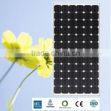 high efficiency 125*125mm mono solar panels 190w, 200w 24V