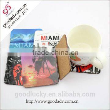 Anti skid and heat insulation custom cardboard drink coasters
