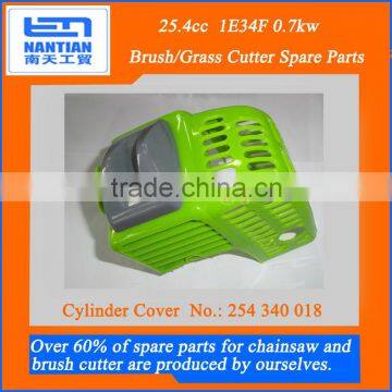 Cylinder Cover Brush/Grass Cutter Spare Parts for 1E34F engine, 25.4cc