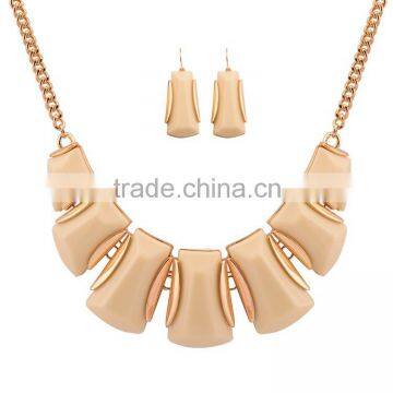 Resin alloy exaggerate street style  jewelry set in latest design