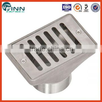 Swimming pool spa pool fitting accossories 2'' drain gutter cover stainless steel gutter drain