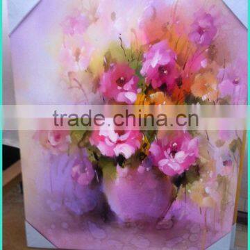 canvas flower oil painting