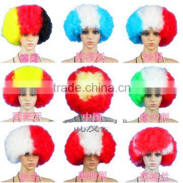 Best Selling Products Football Fans Wig Synthetic Hair Wig