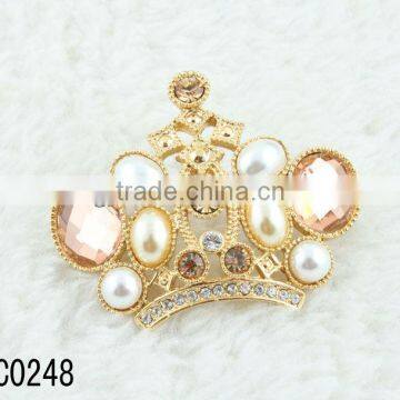 2013 Fashion Bangjin Pearl And Stone Clear Acrylic Resin